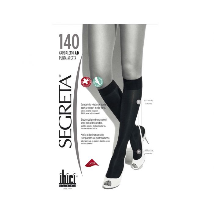 Media Corta Segreta sin Puntera 140 Beige
