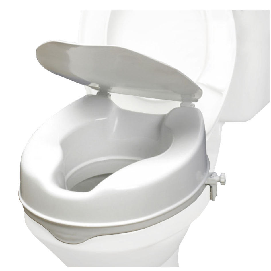 ELEVADOR WC CON TAPA 10cm - Alssa Medical